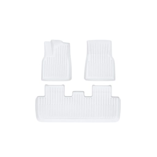 Ensemble de tapis de sol en 3 pièces pour Tesla Model Y Juniper 2025 Tapis moulés avant et arrière avec protection intérieure