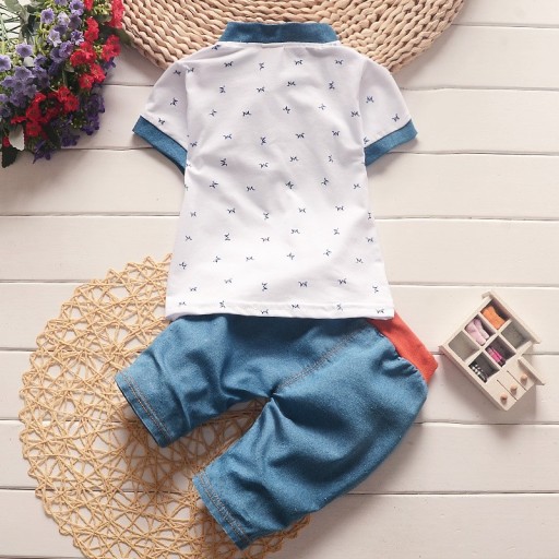 Ensemble garçon t-shirt et shorts J1948