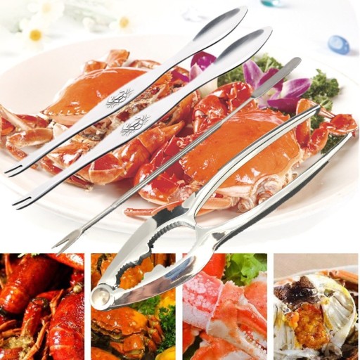 Ensemble pour fruits de mer 4 pièces