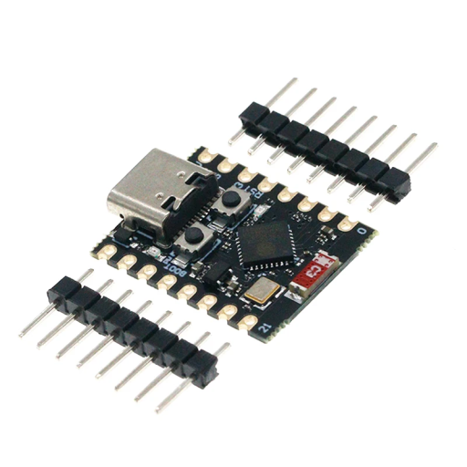 Entwicklungsplatine ESP32-C3 18 x 22,5 cm Modul WiFi Bluetooth mit niedrigem Stromverbrauch für IoT-Projekte Mikrocontroller GPIO Schnittstelle