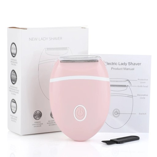 Epilator voor vrouwen Elektrisch scheerapparaat Compact en gemakkelijk schoon te maken Pijnloos epileren Werkt op batterijen Zachte ontharing