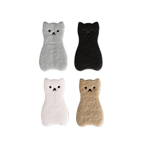 Éponge à vaisselle chat 4 pièces