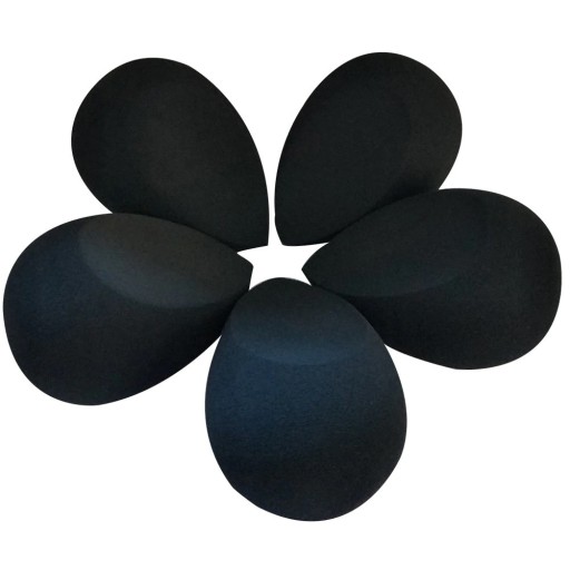 Éponge cosmétique inclinée - Noire