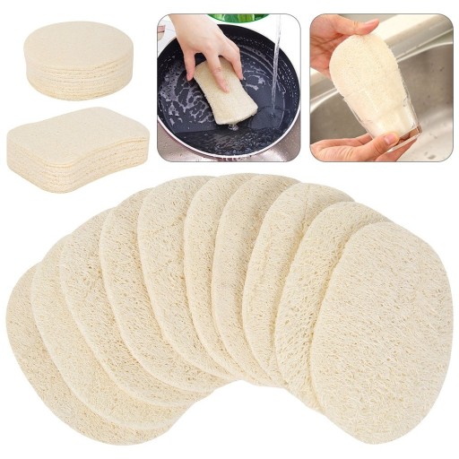 Éponge naturelle pour la vaisselle 5 pcs