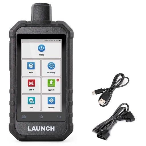 Equipamento de diagnóstico para monitorização da pressão dos pneus com atualização sem fios de ativação dos sensores 315 / 433 MHz e 2,4 GHz 12 funções de serviço