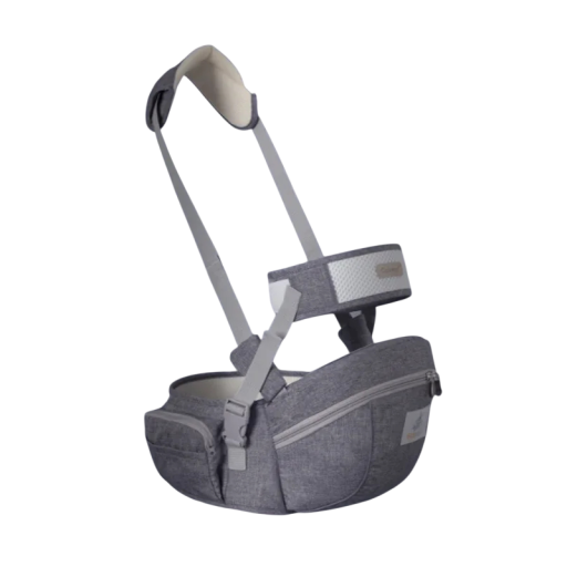 Ergonomické dětské nosítko s bederním sedátkem 21 x 13,5 cm s pásem o délce 118 cm dvojitým zipem kapsou na telefon a síťovanou kapsou