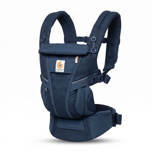 Ergonomické nosítko pro miminko 0–36 měsíců Prodyšná síťovina Bederní pás 66–140 cm Kapuce Pro novorozence i batolata