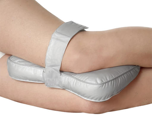 Ergonomikus párna a térdek között 34 x 24 cm Ortopéd párna oldalt fekvéshez állítható pánttal Gerinctámogatás térdnek és csípőnek