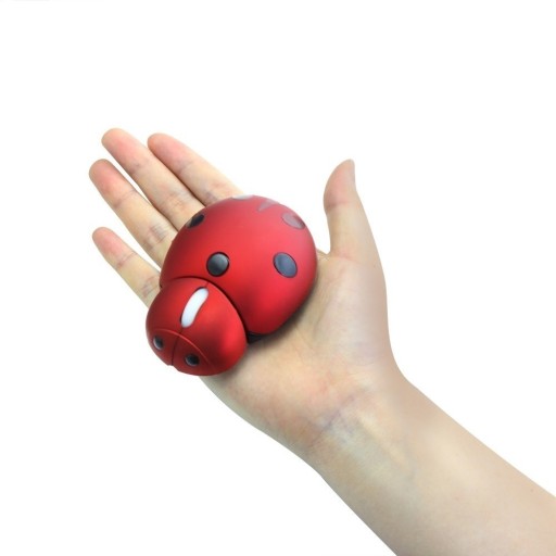 Ergonomische Mini-Maus Ladybug