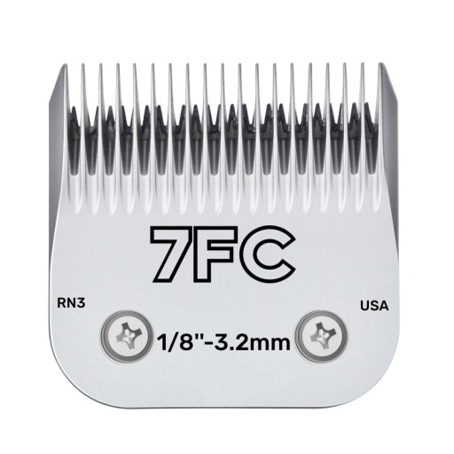 Ersatz-Scherköpfe für Andis, Oster, Wahl, Heiniger und Conair Professional Steel Pet Clipper Head 3,2 mm Modell 7FC