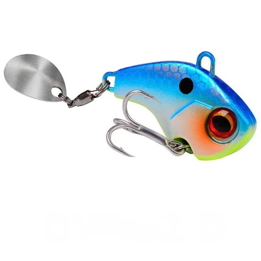 Esche da pesca Tail Spinner 40 mm 28 g Esche con coda rotante Esche in metallo per spinning Vibrazioni e lucentezza Movimento attraente per pesci predatori