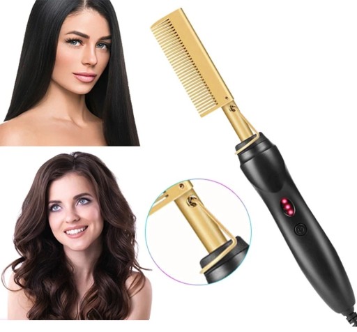 Escova alisadora de cabelo