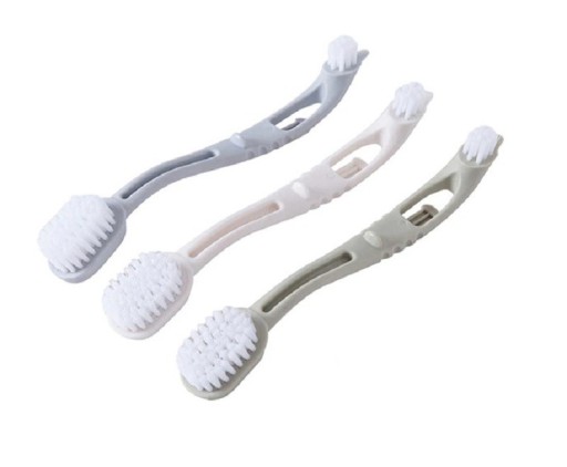 Escova de limpeza dupla face