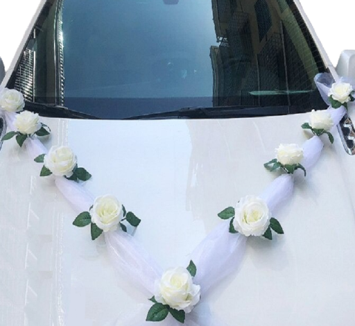 Esküvői szíj az autóhoz 160 cm