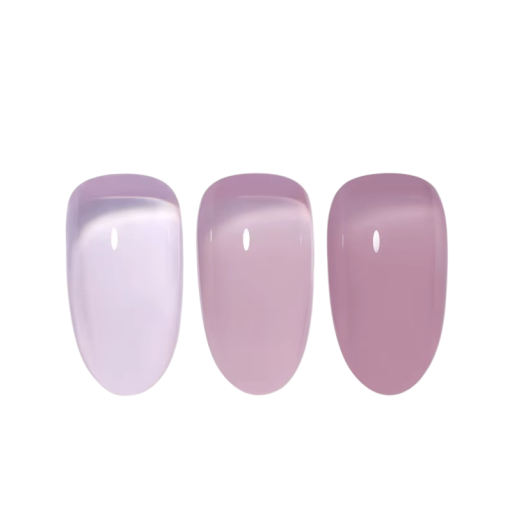 Esmalte jelly transparente para uñas 15 ml efecto color UV LED duración elegante 40–45 días composición ecológica aplicación fácil