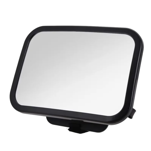 Espejo retrovisor para coche infantil 24,5x17,5 cm Espejo reposacabezas rectangular regulable Control de seguridad Visión amplia