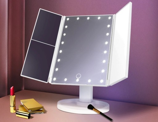 Espelho de mesa com iluminação T1862