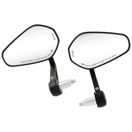 Espelhos retrovisores para moto 4,8" Espelhos terminais de alumínio para guiadores 7/8" e 1" Uso universal para Harley Yamaha Honda