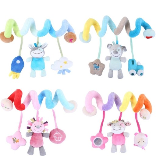 Espiral de peluche para carrinho A1859