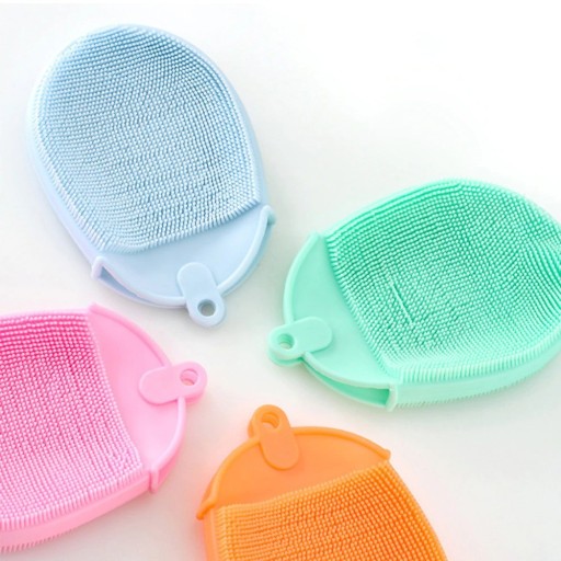 Esponja de silicone para louça com pega