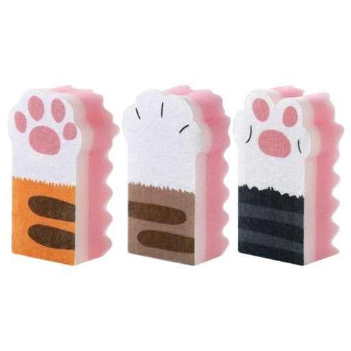 Esponja pata de gato 3 unid