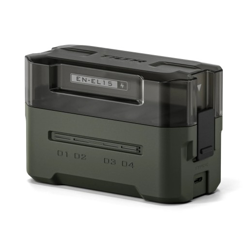 Estación de carga portátil para baterías Lumix EN-EL15C carga rápida por USB indicador LED accesorio práctico de viaje para cámaras