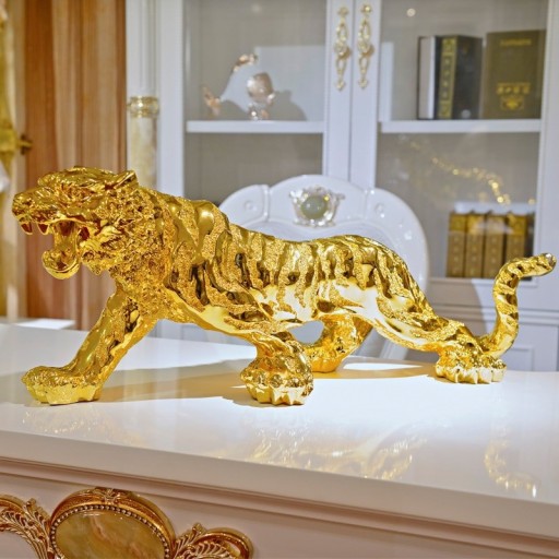 Estatuilla decorativa de tigre