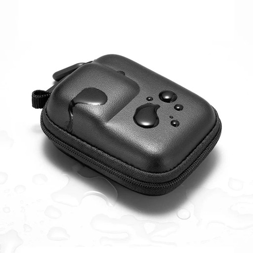 Estojo de proteção portátil para câmara de ação 10 x 7 x 4 cm EVA + lona Mini estojo de viagem para DJI Osmo Action 5 Pro 4 3 GoPro Hero