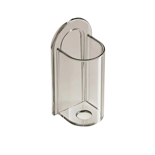 Estojo de viagem transparente para escova de dentes 20x4x5,2 cm Recipiente portátil para escovas Tampa de plástico Acessório de viagem higiénico