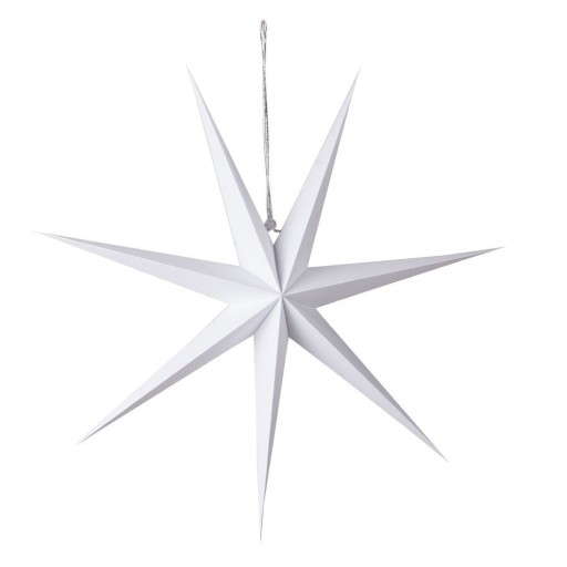 Estrella navideña de papel