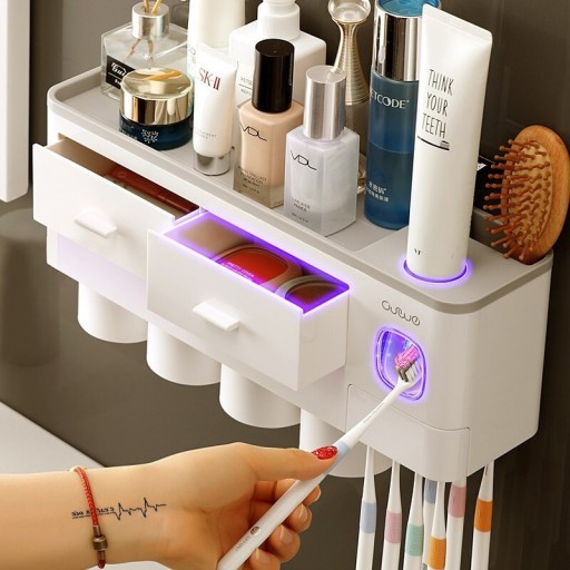 Étagère murale multifonctionnelle pour salle de bain