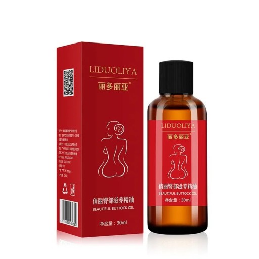 Eteerinen öljy 30ml pakaran kiinteyttämiseen Liduoliya Luonnollinen kiinteyttävä öljy pakaroille ja jaloille Kosteuttava ja ravitseva öljy kiinteämmälle ja kimmoisammalle iholle