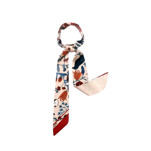 Éterico lujoso largo pañuelo para mujer, cobertura de cabeza de moda durante todo el año, cinta para el cabello, elegante accesorio para bolso