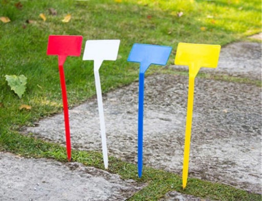 Etiquetas para estacas de jardín