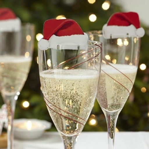 Étiquette de Noël pour bocal 10 pcs