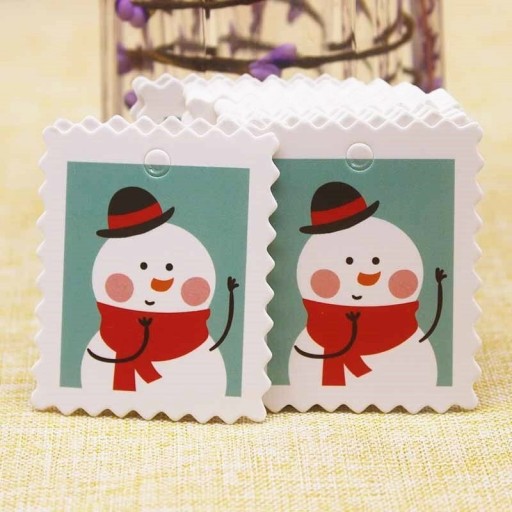 Étiquettes de Noël 50 pcs