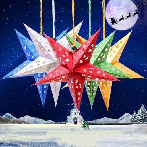 Étoile de Noël suspendue