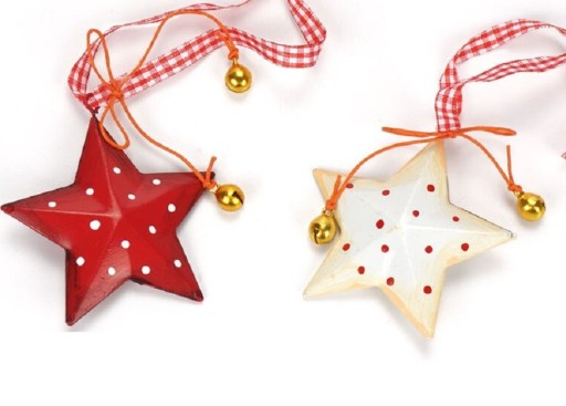 Étoiles décoratives 12 pcs