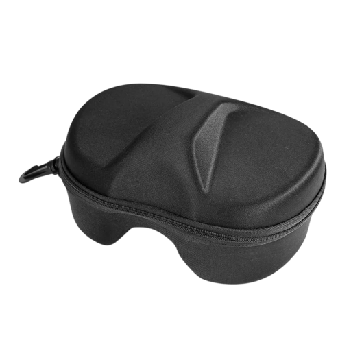 Étui de lunettes de plongée EVA étui de voyage résistant avec fermeture éclair et mousqueton pour la plongée, le snorkeling, la natation, protection