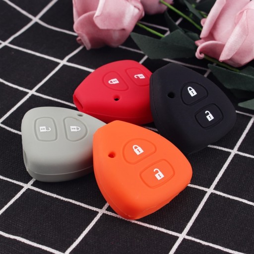 Étui de protection en silicone pour clé Toyota