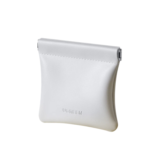 Étui magnétique pour écouteurs 11 x 11 cm Sac magnétique pour écouteurs intra-auriculaires Fermeture automatique Mécanisme pratique de fermeture