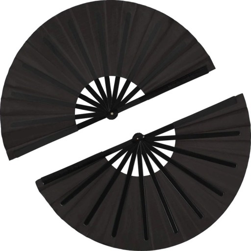 Éventail en nylon 2 pièces