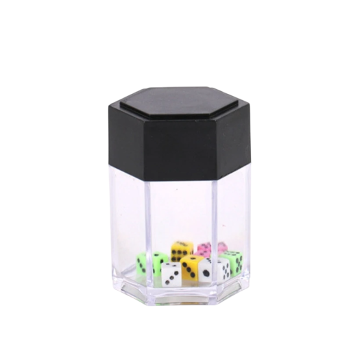 Explodierende Würfel, 7,5 x 5 x 5 cm, Zauberspielzeug, Trick-Requisite, 1 in 8, bunte Würfel, lustiger Streich, lustiges Geschenk, magische Illusion