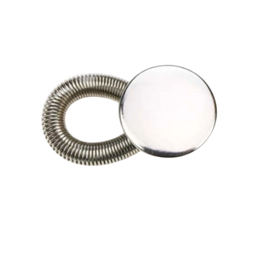 Extension de ceinture à bouton avec ressort 35 x 17 mm Extension élastique pour jeans Sans couture Confortable Ajustable Grossesse Voyage