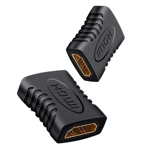 Extensor HDMI hembra a hembra, adaptador HDMI, conector 4K 60 Hz, cable HDMI de extensión para TV, monitor, proyector, PC y consola.