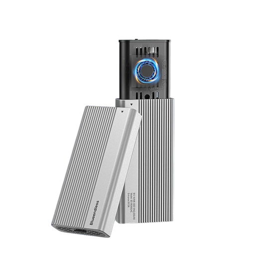 Externí pevný disk USB4 Rychlost 40 Gb/s Podpora až 8 TB Hliníkové tělo s turbo ventilátorem Pro M.2 SSD Přenosné úložiště k notebooku