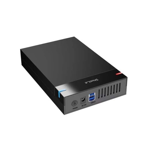 Externý box na disk 3,5" SATA SSD/HDD Pouzdro USB 3.0 na SATA III 10TB s podporou UASP Prenosný hard disk case s EU zástrčkou 182x116x32mm