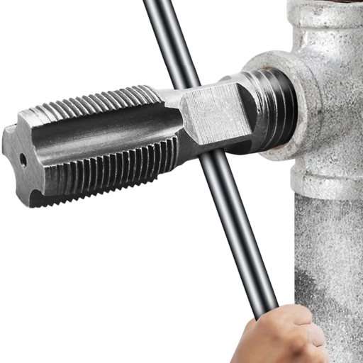 Extractor de țevi deteriorate 3/4&quot; Îndepărtarea filetelor interne și externe Repararea capetelor țevilor Instrument pentru instalatori și lucrători de întreținere