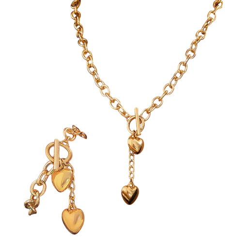 Extravagant Set of Bohemian Jewellery Necklace 40+7 cm Bracelet 16+5 cm Zinc Alloy Classic Accessories for Women Party Gift