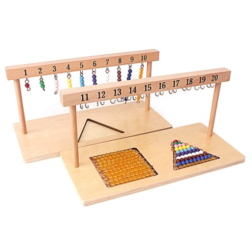 Fából készült abacus 2 db